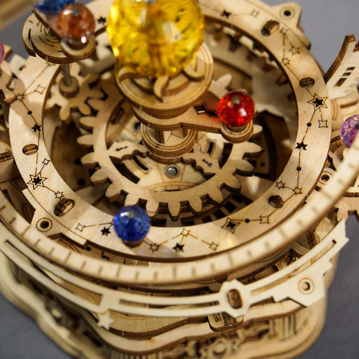 3D Ahşap Puzzle Yıldızlı Müzik Kutusu