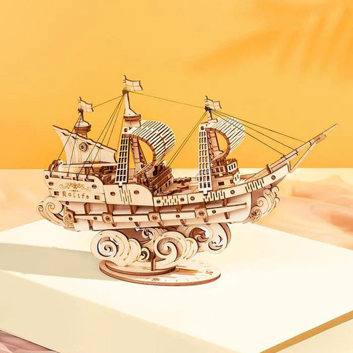 3D Ahşap Puzzle Gemi