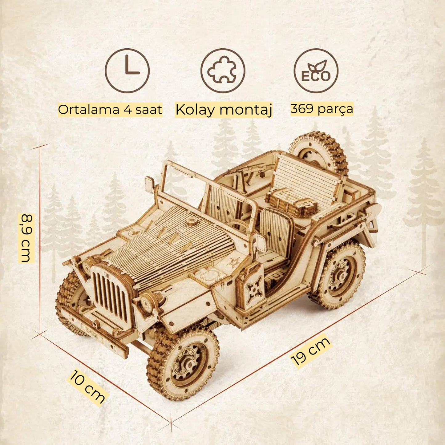 3D Puzzle Jeep