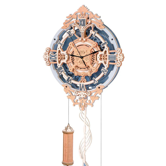 3D Ahşap Puzzle Romantik Duvar Saati