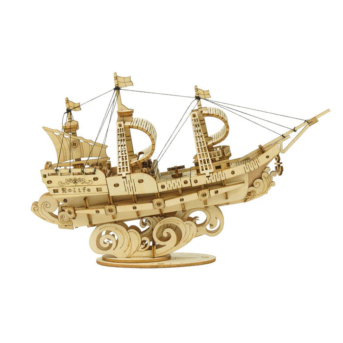 3D Ahşap Puzzle Gemi