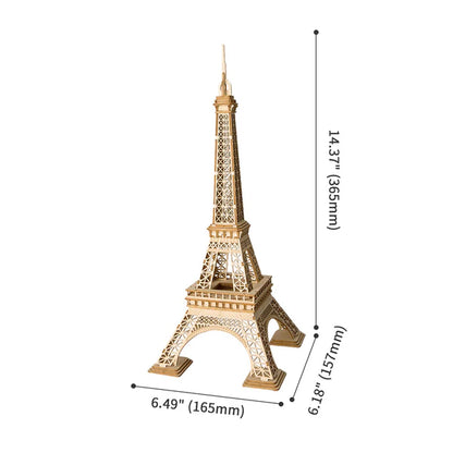 3D Ahşap Puzzle Eyfel Kulesi